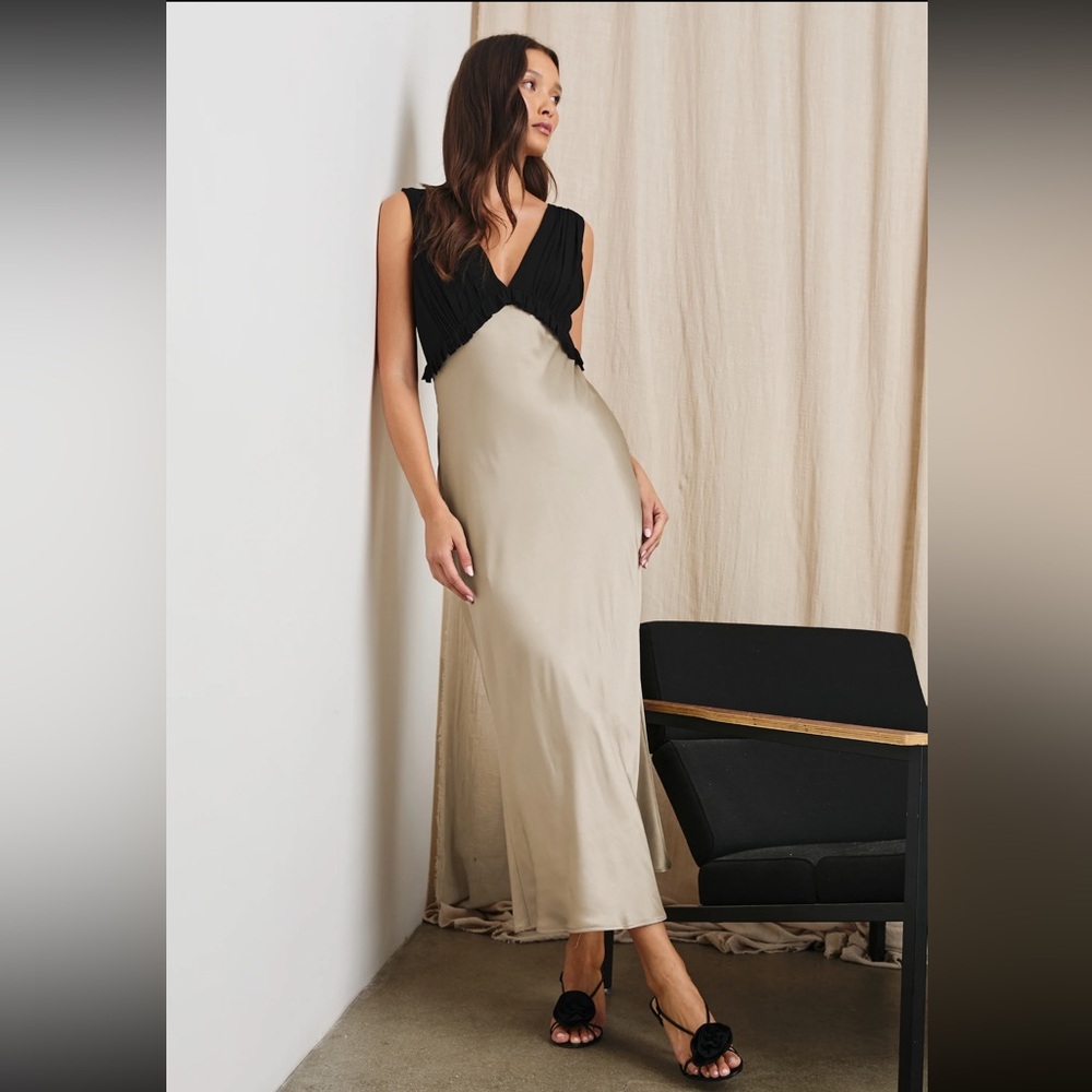 RAILS Gilda Dress Champagne